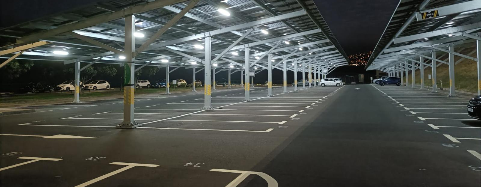Staff car park